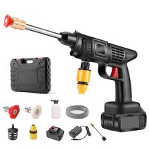 Fowod 충전식 휴대용 무선 고압 세차기 세트, 1세트