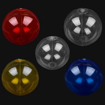 투명비치볼 대 둘레 약75cm 1개, 빨강