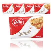 로투스쿠키 125gx6팩 비스코프 와플 커피 쿠키 LOTUS, 1.로투스125g x 6개