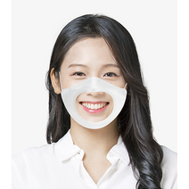 [50매/KC인증 MB필터]입이보이는 투명 립뷰마스크 숨쉬기편한 특허등록완료 항균 김서림없는 항균필름, 동그라미디자인 50매