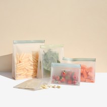씻어쓰는 스탠딩 지퍼백세트 12팩&24팩, 12pack
