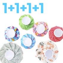 1+1+1+1 골프 얼음 주머니 팩 아이스팩 냉찜질 얼음팩 목 무릎 얼굴 발목 손목 마사지 온찜질 허리 소형 중형 대형, 6인치(소) 1+1+1+1_총4개 랜덤