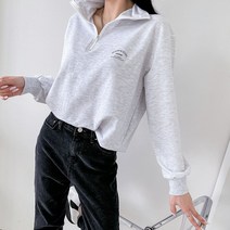 퍼니걸스 5536 쮸리 오픈 반집업 맨투맨 티셔츠 여성의류