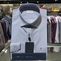 이랜드 [예작][예작]남성와이셔츠 봄 신상품 단추포인트 런던스트라이프 일반핏 YJ3SBR108GY_신구로점