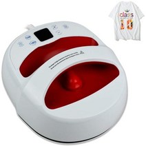 열 프레스 기 프린팅 미니 휴대용 계 승화 디지털 전송 인쇄 계 티셔츠 전송 및 다림질, 하얀