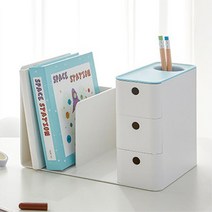 책장 인테리어 정리 화이트 책꽂이 서랍 책정리 학교, 쿨그레이