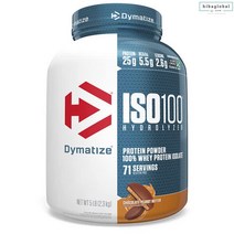 Dymatize Nutrition ISO100 가수분해 분리 유청 단백질 초코릿 피넛버터 2.3kg