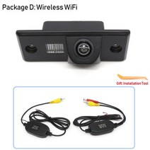 무선 후방 카메라 화물차 자동차 후면보기 역방향 백업 주차 skoda yeti 용 풀 hd ccd 방수 2009 2013 fabia 6y mk1 5j mk2 1999, 카메라 와이파이