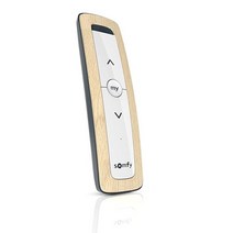 Somfy Situo 1 Arctic - 1 채널 - RTS용 핸드 헬드 리모컨 - somfy 블라인드 쉐이드 커튼용 컨트롤러 - 전방향 185피트 범위 - 내 맞춤형 장면 -, Natural