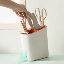 칼 집 케이스 거치대 보관함 나이프 꽂이 칼집 칼보관, 1개, 화이트 오렌지