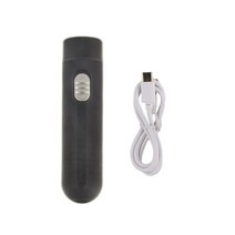 면도기 차량용 전동 쉐이빙 브러쉬 전기 진동 쉐이버 전기 면도기 미니 포켓 남성용 USB 충전식 세척 가능, 01 Black 2