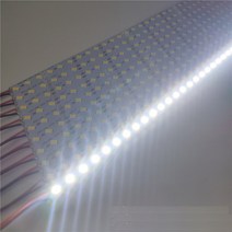 온장 쇼케이스 온장고 10pcs x 50cm DC12v 7030 LED 하드 리지드 스트립 바 라이트 캐비닛 쇼케이스 샵 72S, 02 White 6000k