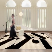 거실 대형 소형 수입 카페트 현대 미니멀리스트 ig 라인 넓은 지역 거실 카펫 라이트 럭셔리 침실 디자인 부드러운 모피 모조 밍크 러그