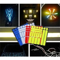 SSBEST반사스티커 자전거 오토바이 사이클 경고 데칼 테이프, 레드 BL09000, 쿠팡 레드 BL09000