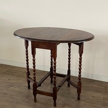 영국 엔틱 오크 게이트랙 테이블 앤틱가구
