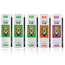[문구조아] 문화 더존연필 필기구 문구용품 12자루 2B, 5개