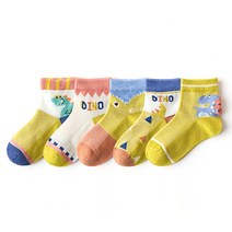 1-12 여름을위한 5 짝/몫/많은 아이들 목화 양말 새로운 아이 패션 소녀 소년 아기 사춘기 아늑한 부드러운 귀여운 만화 학생 메쉬 양말