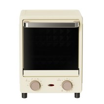 DMWD 12L 미니 전기 빵 오븐 가정용 다기능 베이킹 피자 케이크 쿠키 머신 토스터, 01 WHITE