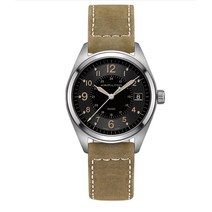 해밀턴 카키 필드 쿼츠 40mm 스테인레스스틸 블랙 다이얼 맨즈 시계 H68551833