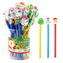 크리스마스 지우개 연필 X 36개 1통 / 학용품
