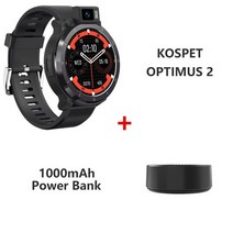 스마트워치 Kospet optimus 2 남자 mt6762 octa core 4gb 128gb android 10.7 4g smartwatch 90도 회전 카메라 wifi, 램 4기가 128기가 롬, 파워 뱅크 추가