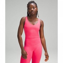 룰루레몬 얼라인 탱크 상의 - 립 글로스 티셔츠 탱크탑 324916