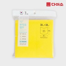 [다이소]쿡풀 칼라행주7P-42846