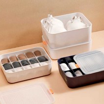 칸칸이 속옷 정리함 다용도 수납장 보관함, 스카이블루 1칸 1개, 1개