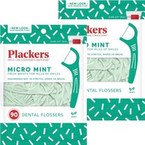 플랙커스 덴탈 플로서스 치실 마이크로 민트, 90개입, 2개