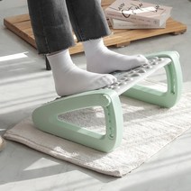 장시간 앉아있는 현대인들을 위한 바른자세를 위한 레그디 발 받침대 편한자세 지압 풋레스트 민트 핑크 화이트 블랙 4종, 지압발받침대_화이트