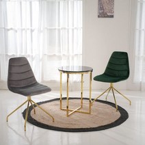  [복스마켓] _DT025 테이블 미팅 원형 포인트 가구 인테리어 미니 카페 [BOKS] , option__02.DT025(화이트)