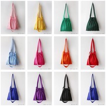 사계절 플리츠 숄더백 니트 주름 복조리 사이즈S M