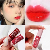 색조화장품 12 색 매트 벨벳 리퀴드 립스틱 패션 컬러하기 쉬운 립 글로스 방수 오래 지속되는 보습 립스틱 화장품, 43 RED, 43 RED, 한개옵션1