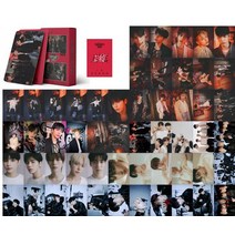 아이돌 포토카드 55 개/상자 Kpop Ateez 앨범 포토 카드 GOT7 lomo 아이돌 엽서 팬 컬렉션, 06 T-1