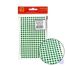 원형스티커 지름5MM 7매 녹색 팬시스티커 사무용스티커 동그라미스티커 오피스용품