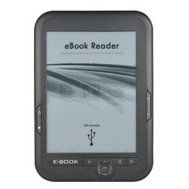 전자책 이북 이북리더기 e북 6 인치 16GB 전자책 리더 전자 잉크 용량 성 전자 책 라이트 전자 잉크 화면 전자 책 전자 잉크 전자 리더 mp3 케이스 포함 wma pdf, 검은 색