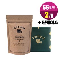 구수한 맥도라지차 국산 패밀리 차종류 선물 맑은 볶은 작두콩차 도라지차 맥문동차 뿌리 거래처 부드러운 100% 국내산 선물 세트 거래처 탕비실 관공서 작두공 도라쥐 직장 좋은 티백, 55티백 x 2개 (틴케이스 포함)