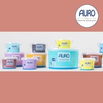 AURO 아우로 No.555 조색(레드계열) 1L(약9㎡시공) 내부용 월페인트 벽지페인트 천연페인트 셀프페인팅, rocky mountain red 15