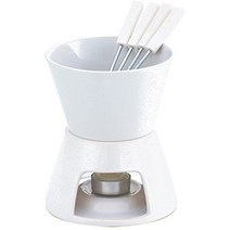 일본직발송 4. 블랑셰어소시에(Blancheassocies) Fondue au Chocolat 치즈 퐁듀셋 스트레이트 약 φ11.7×14, One Size_One Color, One Color, One Size