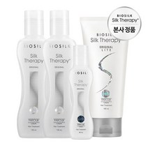 실크테라피 헤어에센스 130ml x 2개 + 60ml 라이트 트리트먼트 180ml