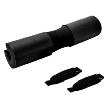 경량저중량바벨원판 원암 덤벨 로우 해머 컬 폼 바벨 스쿼트 넥 가드 숄더 패드 풀업 바 백 보호 그립 역도, 02 Black