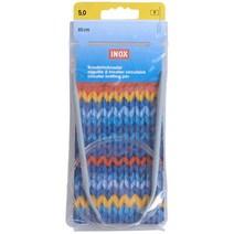 이녹스 바늘 줄바늘 40cm / 80cm 뜨개질 부자재, 상푼 선택:이녹스 줄바늘 80cm 4.0mm, 단품