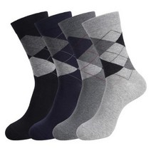 바보사랑 신사 정장 아가일 패턴 중목 남성양말 L426.디꾸보