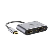 아이무버 4IN1 USB C타입 멀티 허브, 혼합색상