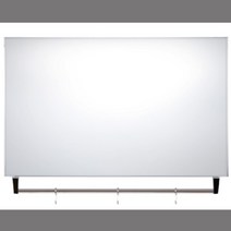 욕실수납장 미니플랩장(수건걸이) 플랩 쇼바장 W800 x H600 x D170, 무광화이트(DW)
