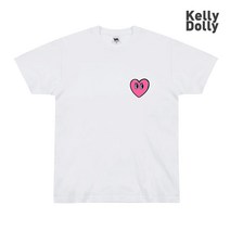 KellyDolly 브랜드 핑크 멜로디 5종 남자 여성 면 반팔티