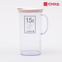 [다이소]손잡이칼라물병(1.5 L)-1019284