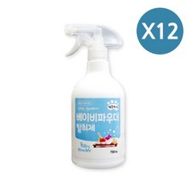 [에이치플러스몰] 깨끗하개 탈취제 750ml 파우더 12P 강아지 고양이, 선택:12개