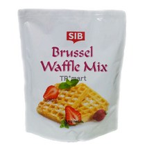 물만 있으면 바로 만들 수 있는 업소용 브뤼셀 와플 믹스 파우더 분말 1kg X 10봉, 와플믹스