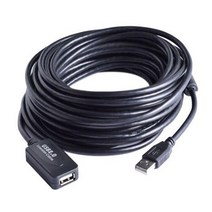 리코gr2 cctv 카메라 케이블3M 5M 10M 20M USB 2.0 연장 케이블 남성-여성 액티브 리피터 무선 네트워크 카, 01 Solid-black_07 30m